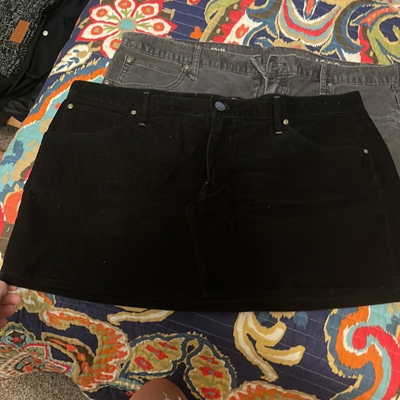 Lot of 2 Vintage GAP 1969 Corduroy Mini Skirts Sz 16 - Picture 5 of 6